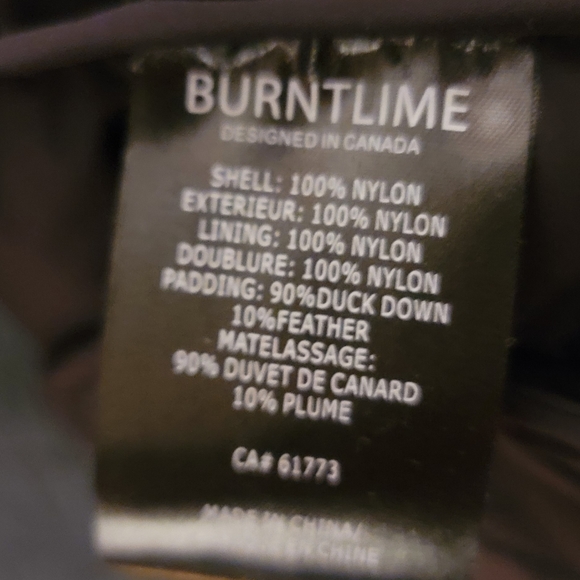 Burntlime Feather Winter Jacket - Picture 6 of 6